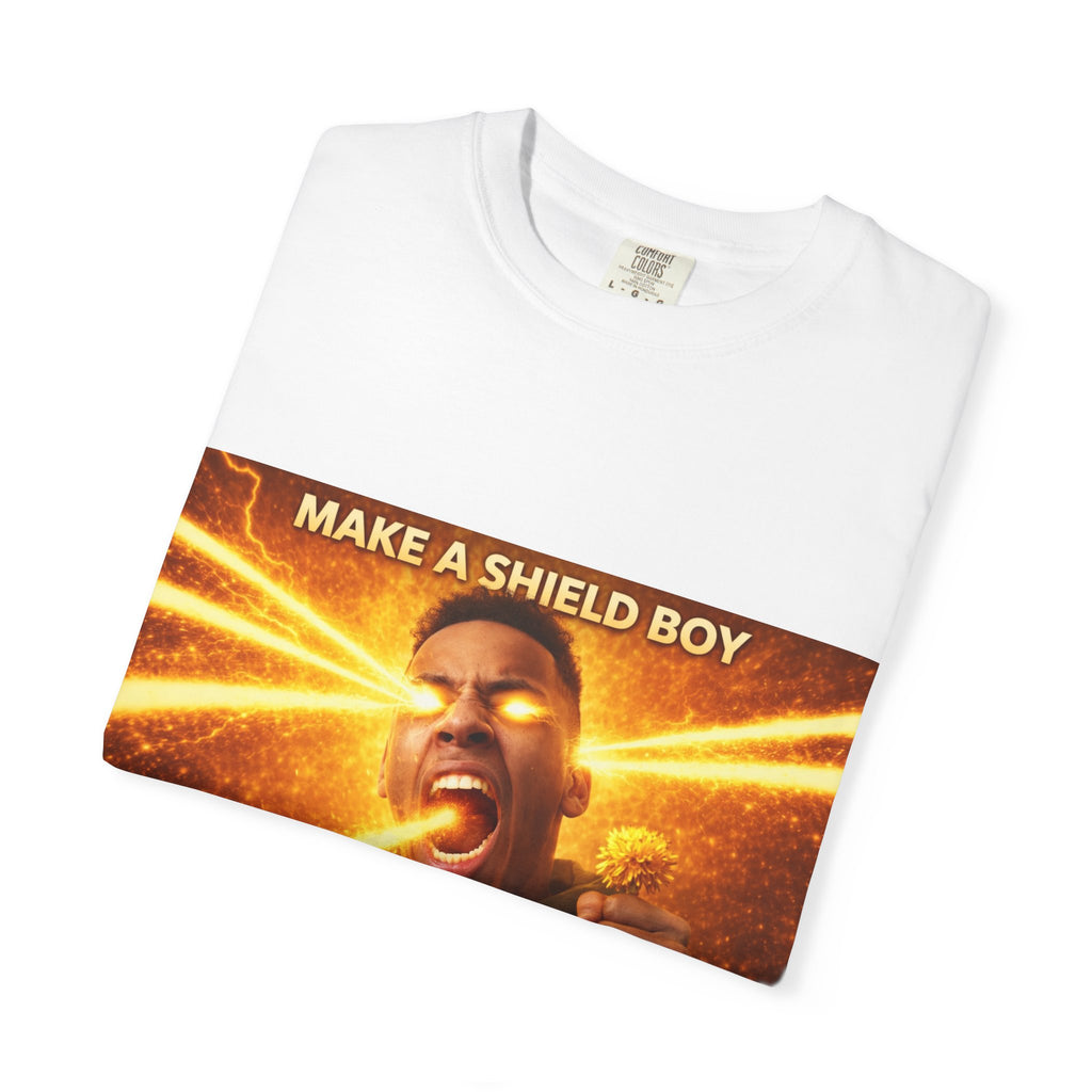 make a shield boy shirt
