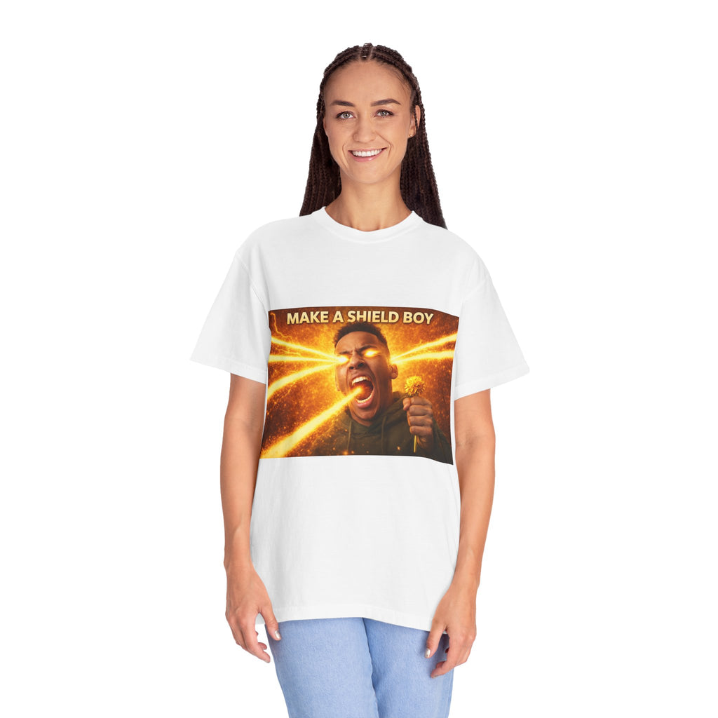 make a shield boy shirt