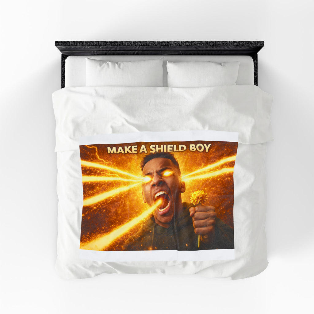 make a shield boy blanket