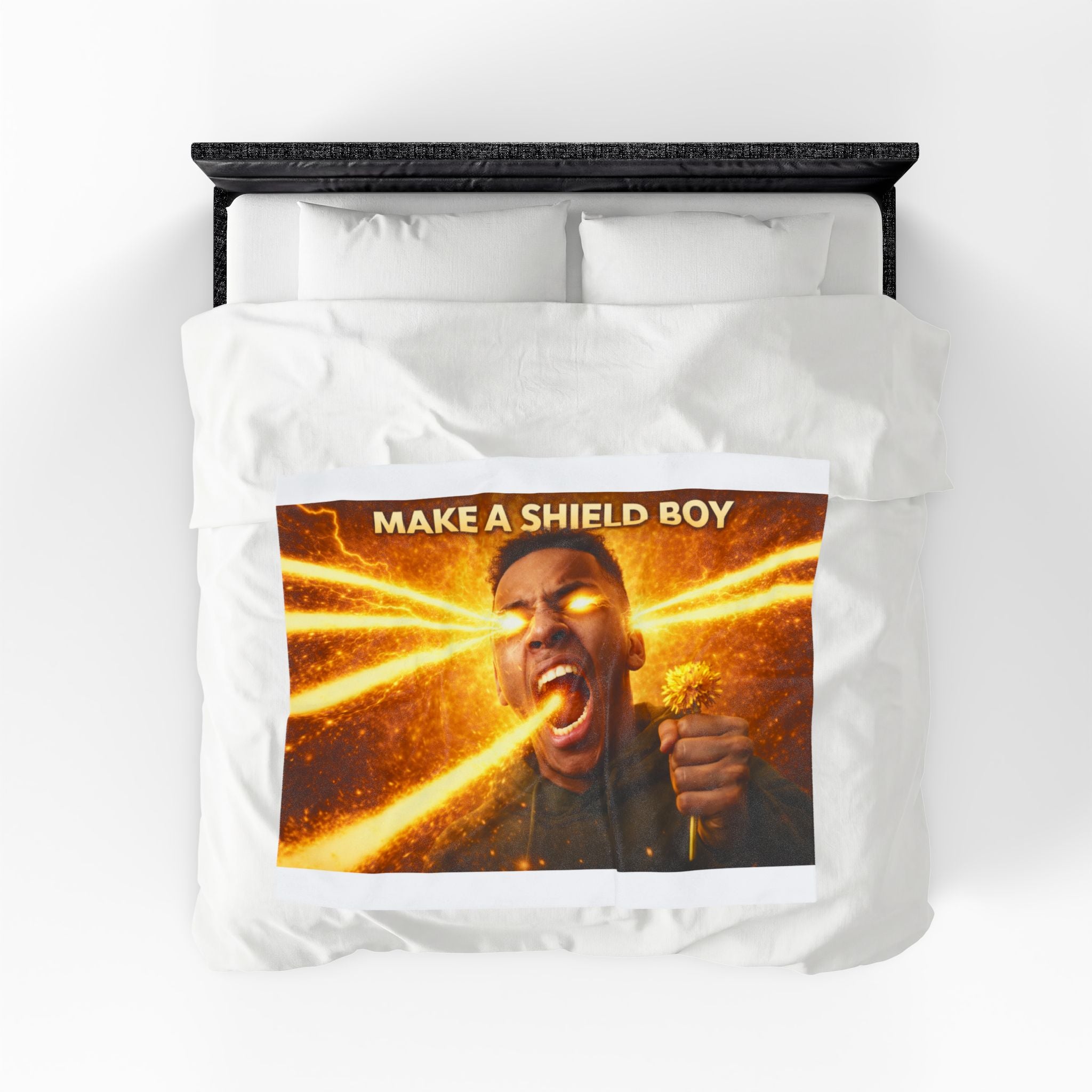 make a shield boy blanket