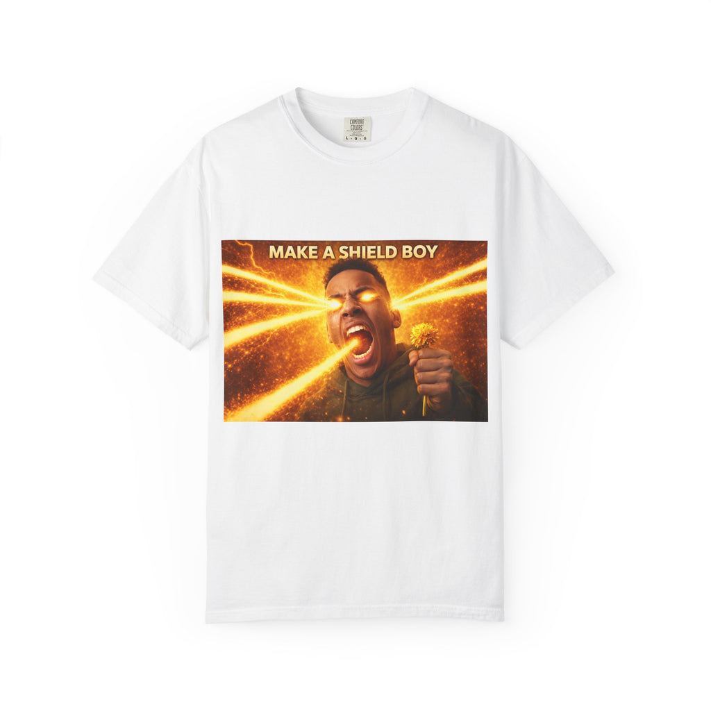 make a shield boy shirt