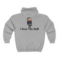 Clear The Ball Backside Zip Up Hood