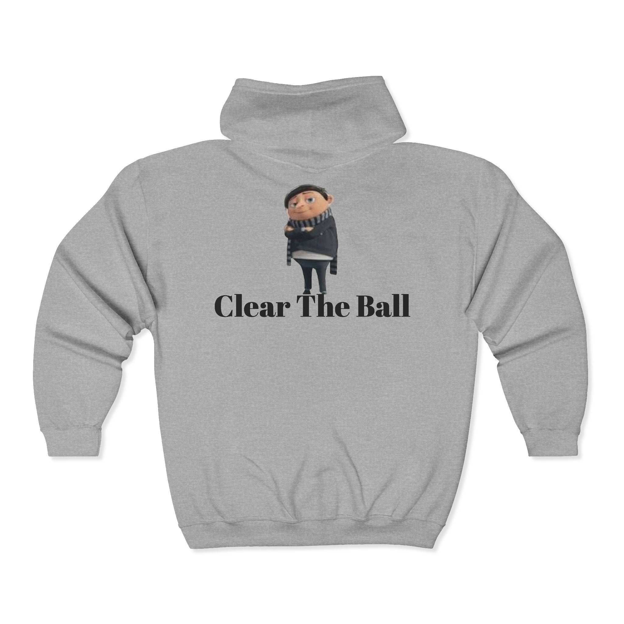 Clear The Ball Backside Zip Up Hood